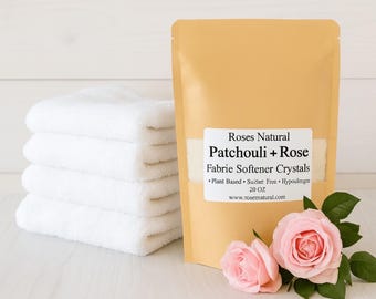 Plant-Based Fabric Softener Crystals: Natural Laundry Freshener, Long-Lasting Scent, Organic Fabric Booster