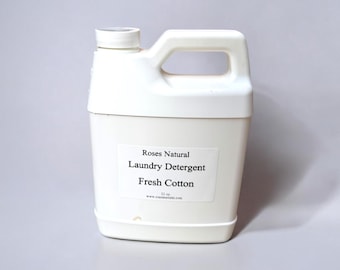 Fresh Cotton Laundry Detergent: Natural Plant-Based HE Soap
