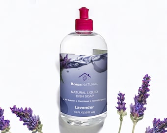 Lavender Essential Oil Dish Soap: Natural, Vegan Home Cleaner