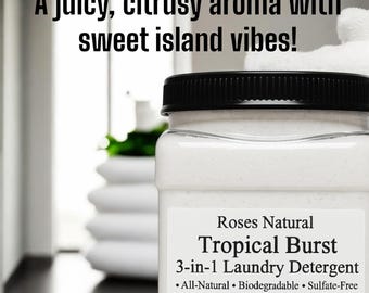 Natural Laundry Soap Powder: Plant-Based 3-in-1 Detergent