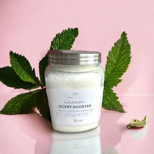 Natural Peppermint Laundry Scent Booster: Eco-Friendly Oxi