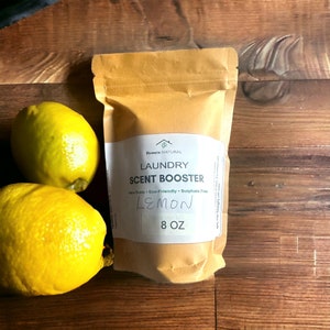 Natural Lemon Laundry Scent Booster: Plant & Mineral-Based
