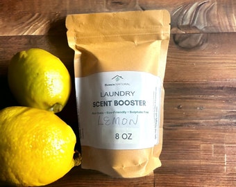Natural Lemon Laundry Scent Booster: Plant & Mineral-Based