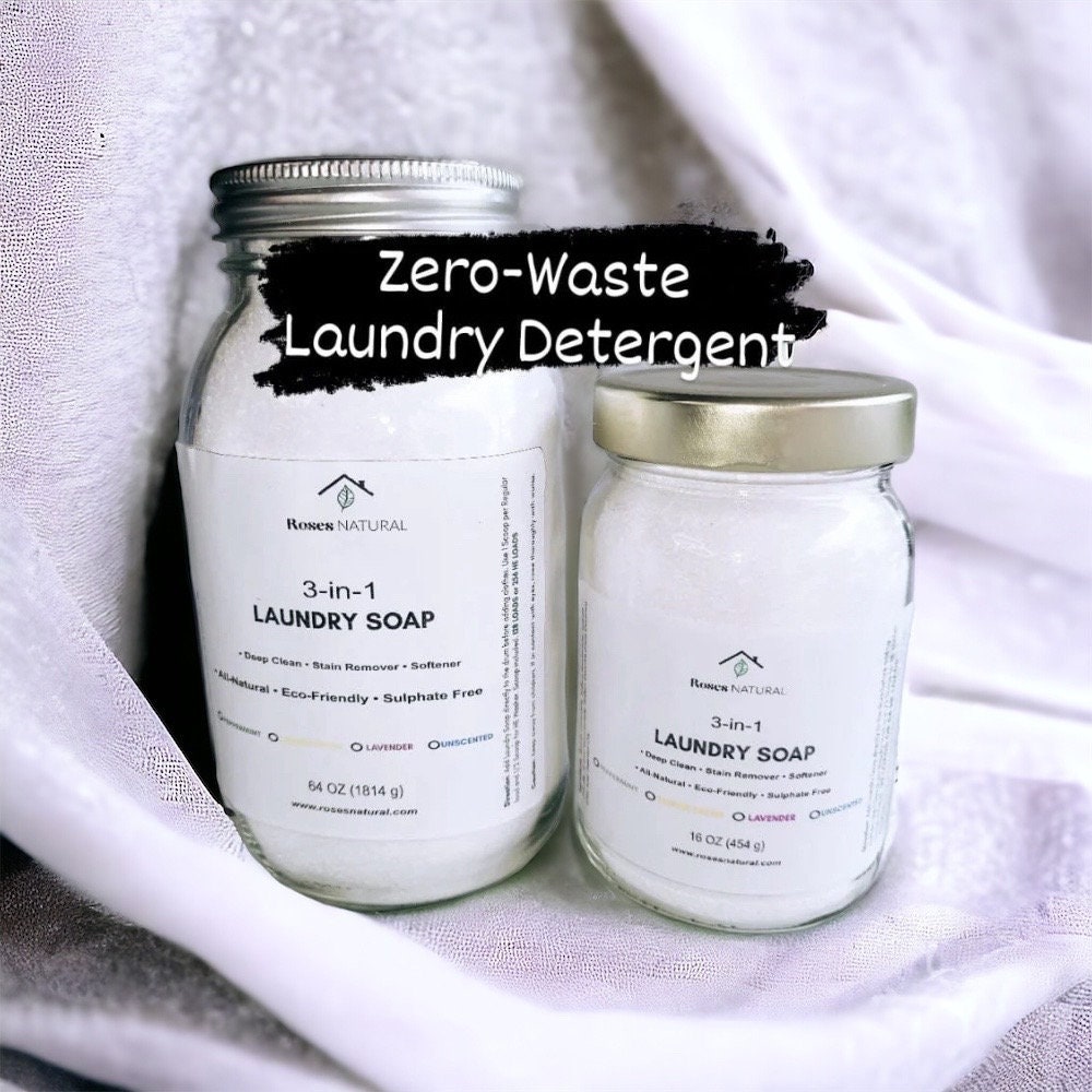 Ecofriendly Laundry Soap 16 OZ Lavender Laundry Soap Laundry Detergent