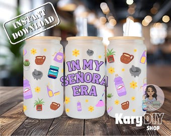 I min Señora-era genomskinlig muggwrap, endast nedladdning, PNG-fil, Señora Life Wrap