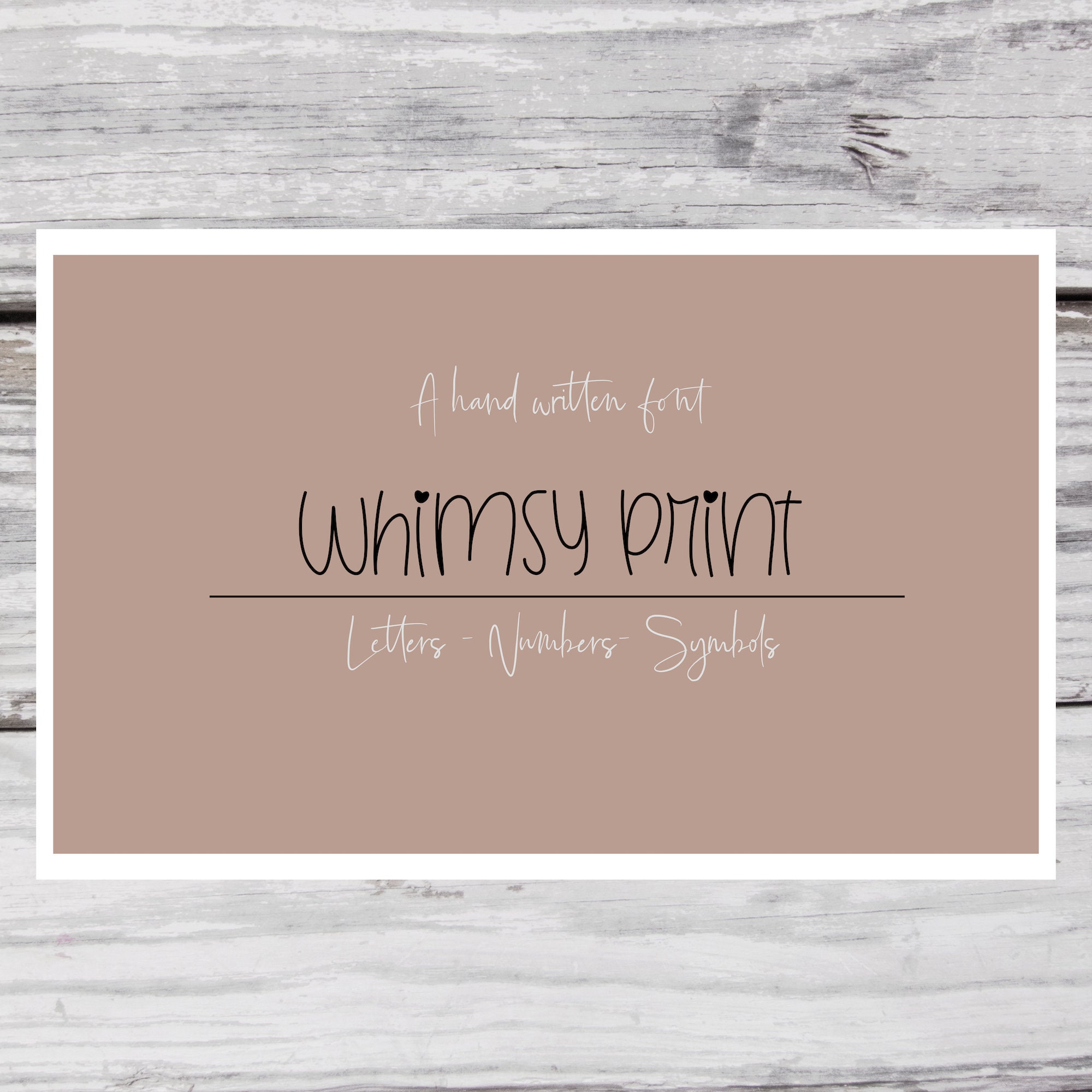 Fun Whimsy Font Whimsy Print Font- Handwritten & Fun - Etsy