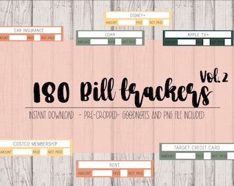 180 Bill Trackers Vol.2