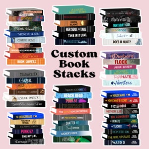 Custom favorite book stacks sticker, favorite reads, bookish sticker, booktok, bookstagram, romance reader