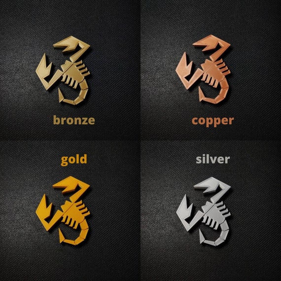 Abarth 500 / 595 / 695 Scorpion Diffuser Emblem - Etsy