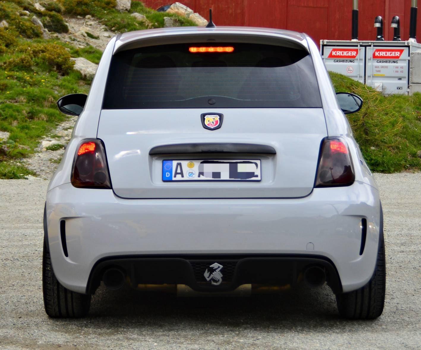 Abarth 500 595 695 Scorpion Diffuser Emblem Etsy