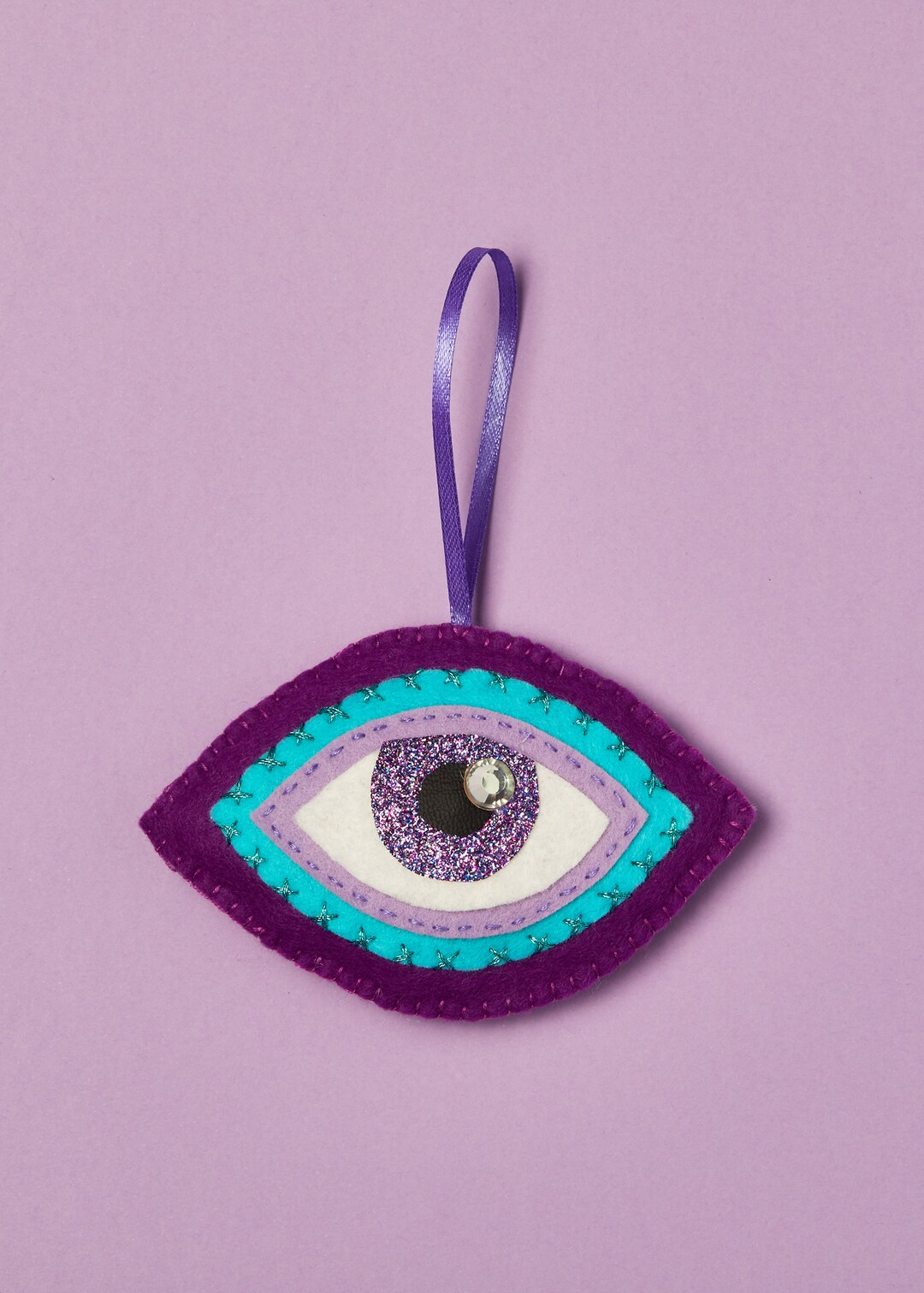 Felt Eye Decoration Green & Blue Etsy