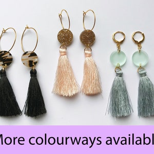 Single tassel earrings