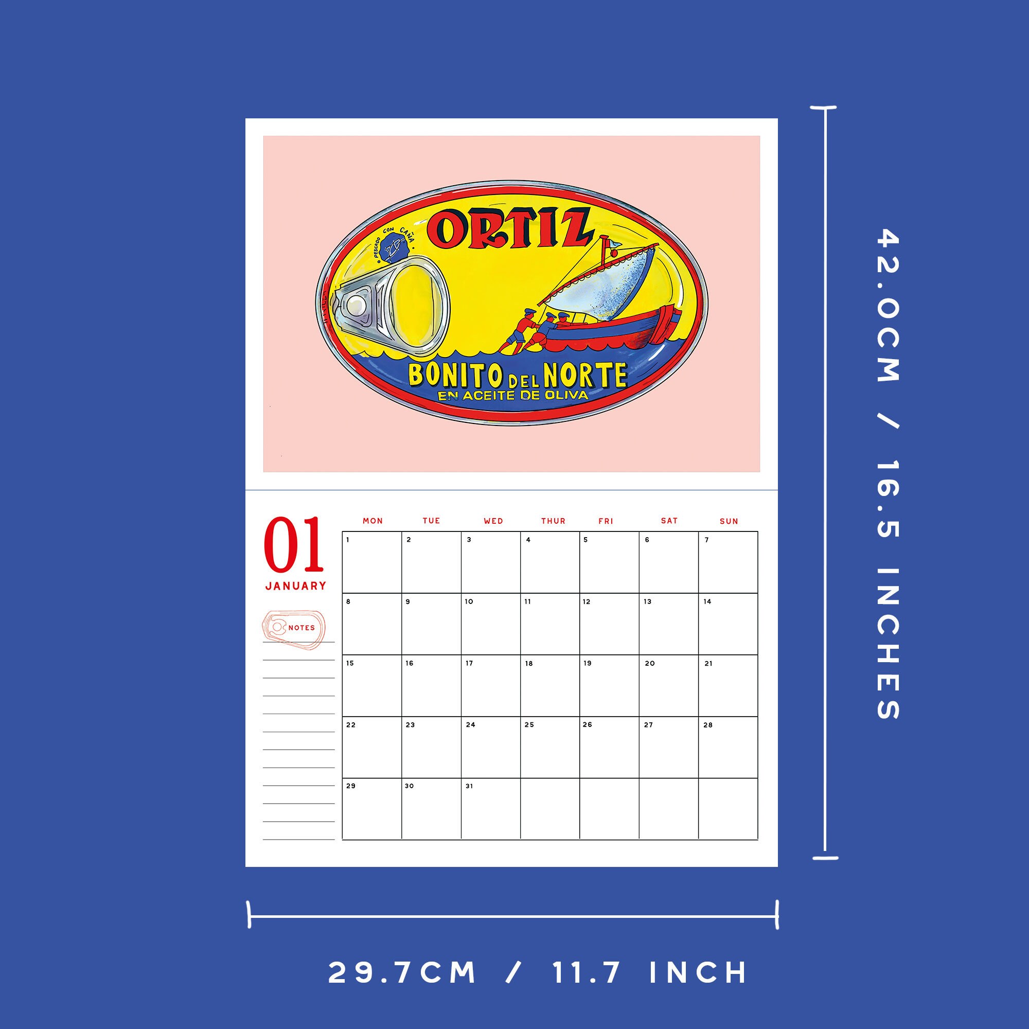 Calendar 2024 Calendar Pop Art Calendar Wall Calendar Etsy UK
