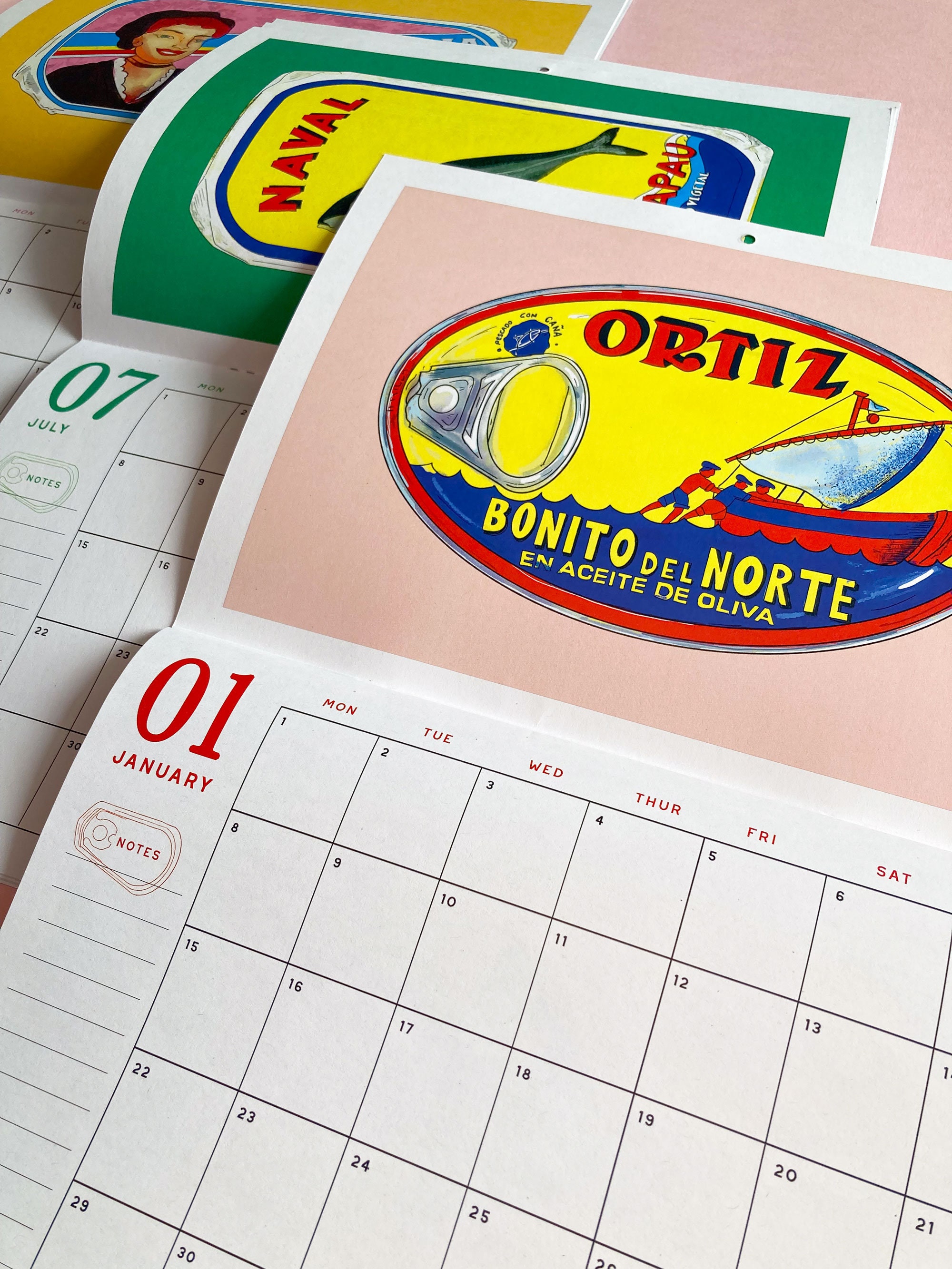 Calendar 2024 Calendar Pop Art Calendar Wall Calendar Etsy UK