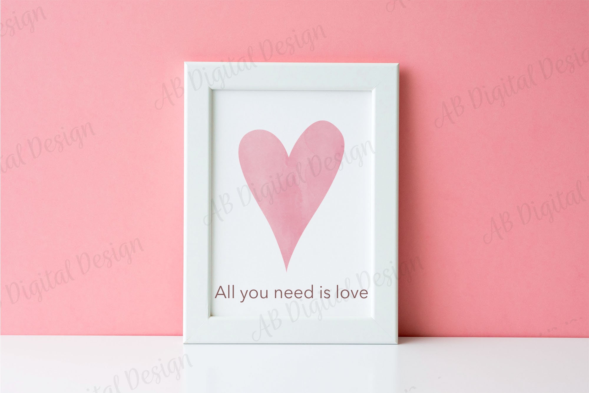 Blush Pink Rose Gold Hearts Clipart | Watercolor Love Hearts | Boho ...