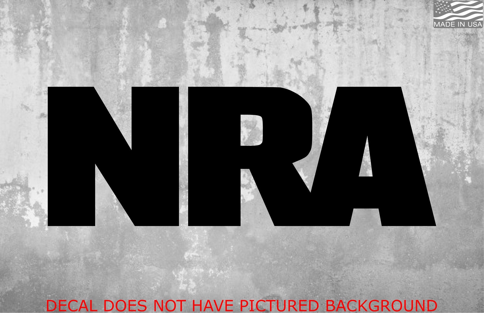 NRA Vinyl Decal Sticker Etsy