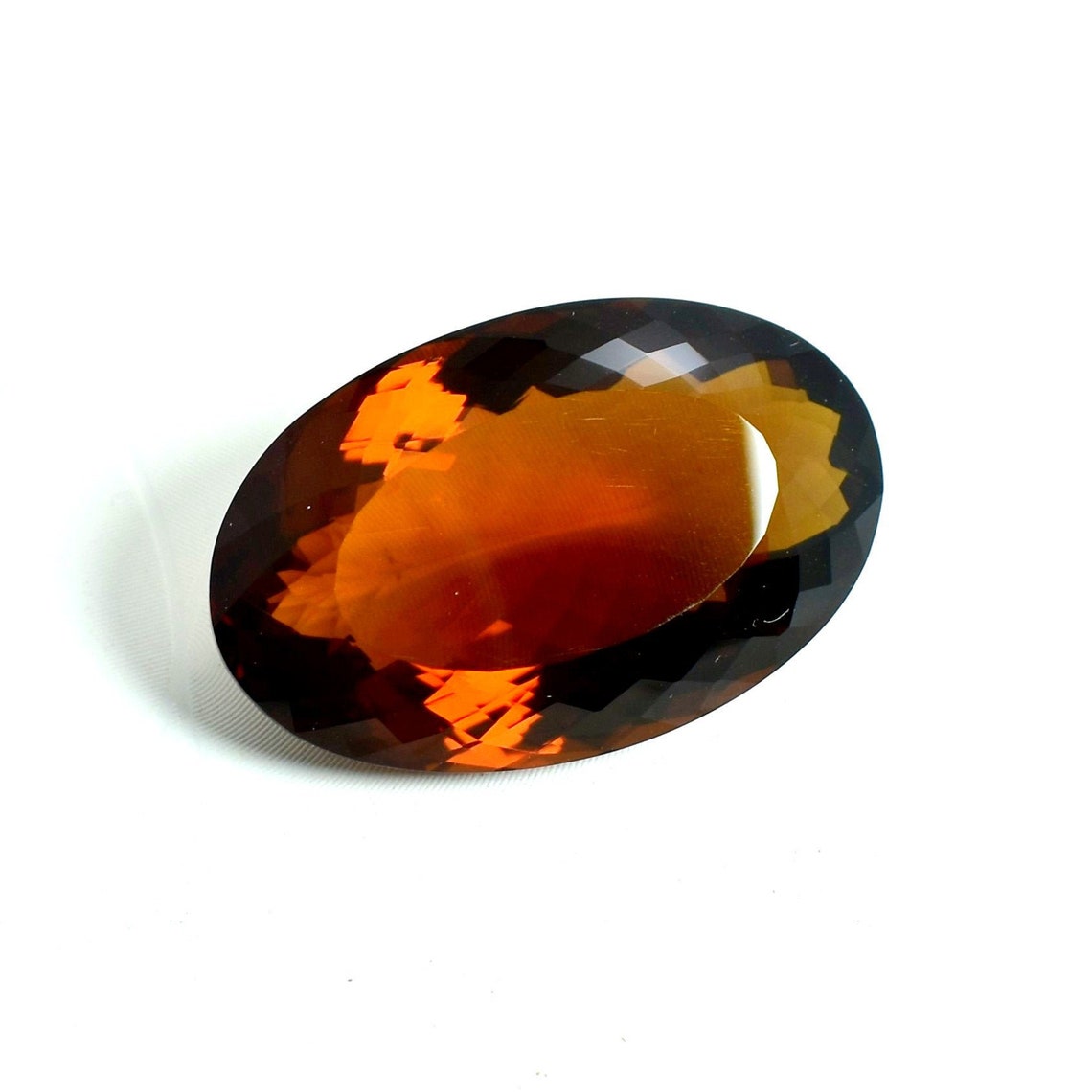 Huge 100 Natural Honey Quartz Faceted Gemstone Beautiful Etsy