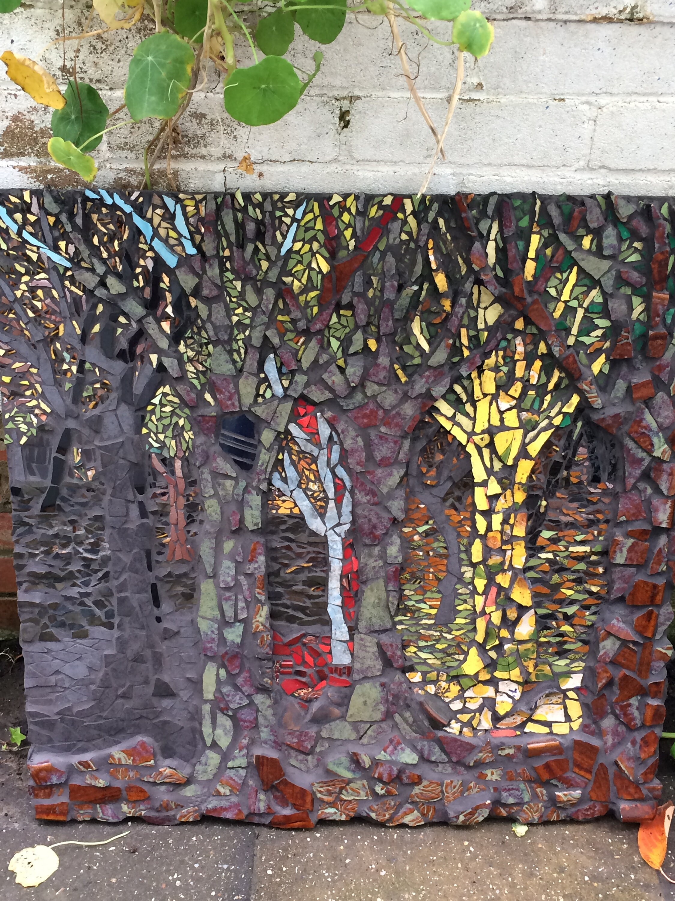 Forest Mosaic Artwork wall Art Wall Hanging Abstract Etsy UK