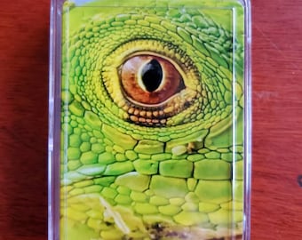 Iguana Playing Cards, Lizard Eye Playing Cards, Poker Size Deck of Cards