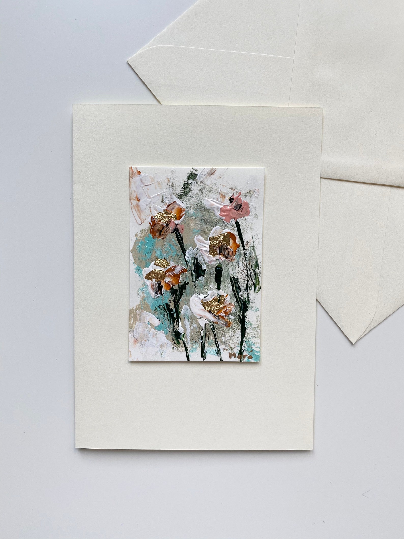 Handpainted Greeting Card Handmade Card Birthday Cards Etsy