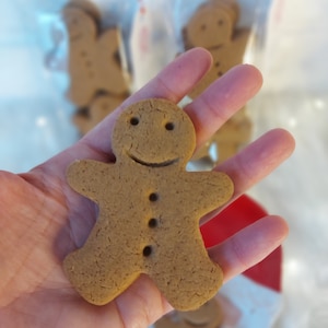 Gingerbread Men (2 bags) cookies, Christmas gingerbread people biscuits, gift ideas