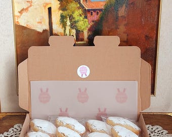 Galletas italianas de almendra Ricciarelli / Sin gluten / Sin lácteos / Galletas vegetarianas / Biscotti navideños tradicionales