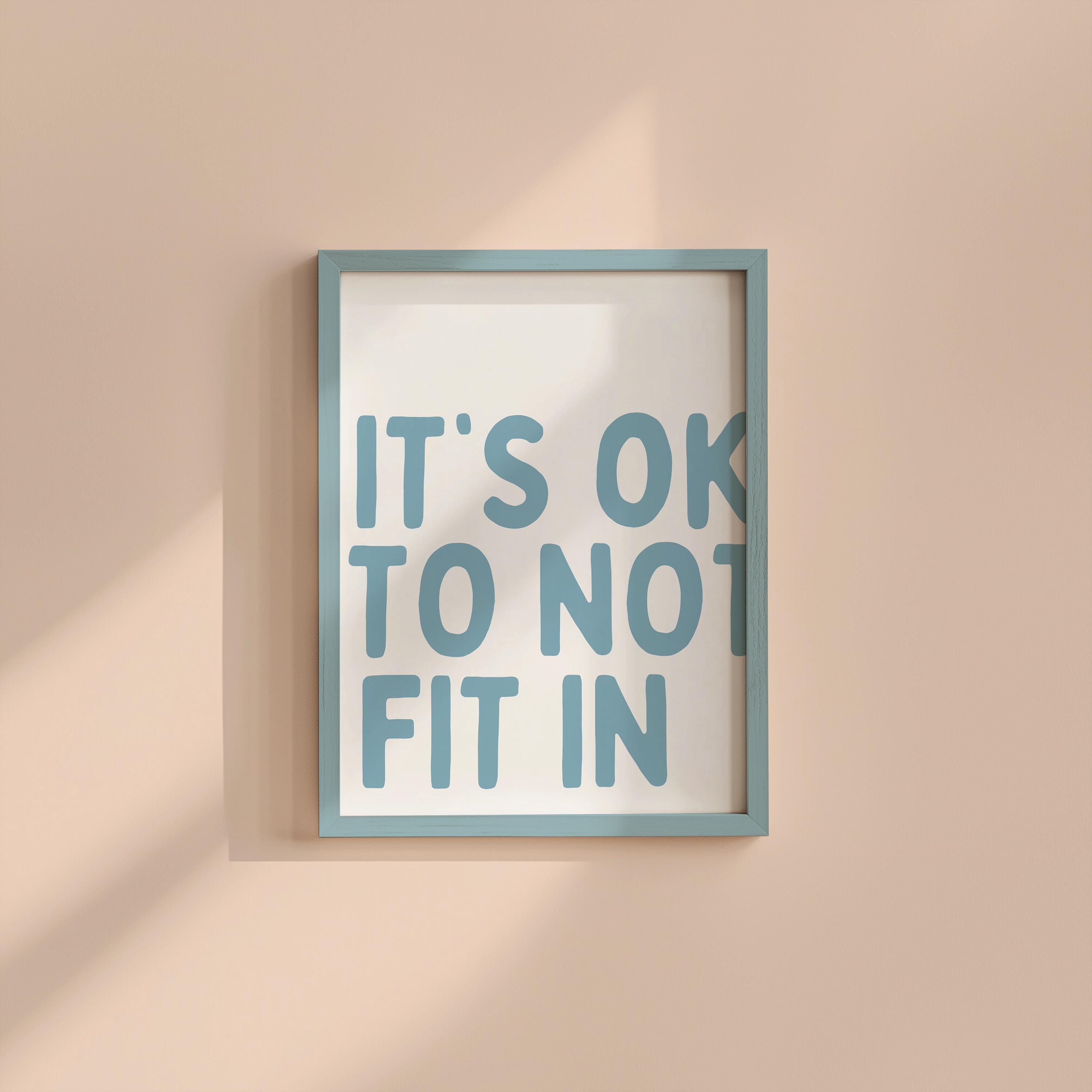 JSC374 Its Okay To Not Know Classroom Poster | Motivational