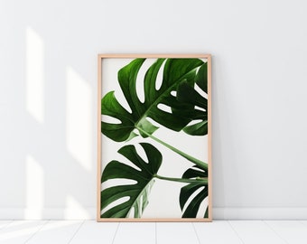 Wall Print Sunday My I don\u2019t have to run day Palm Leaves Print Modern Print Bedroom Print Plant Print Wall Art Print Quote Print