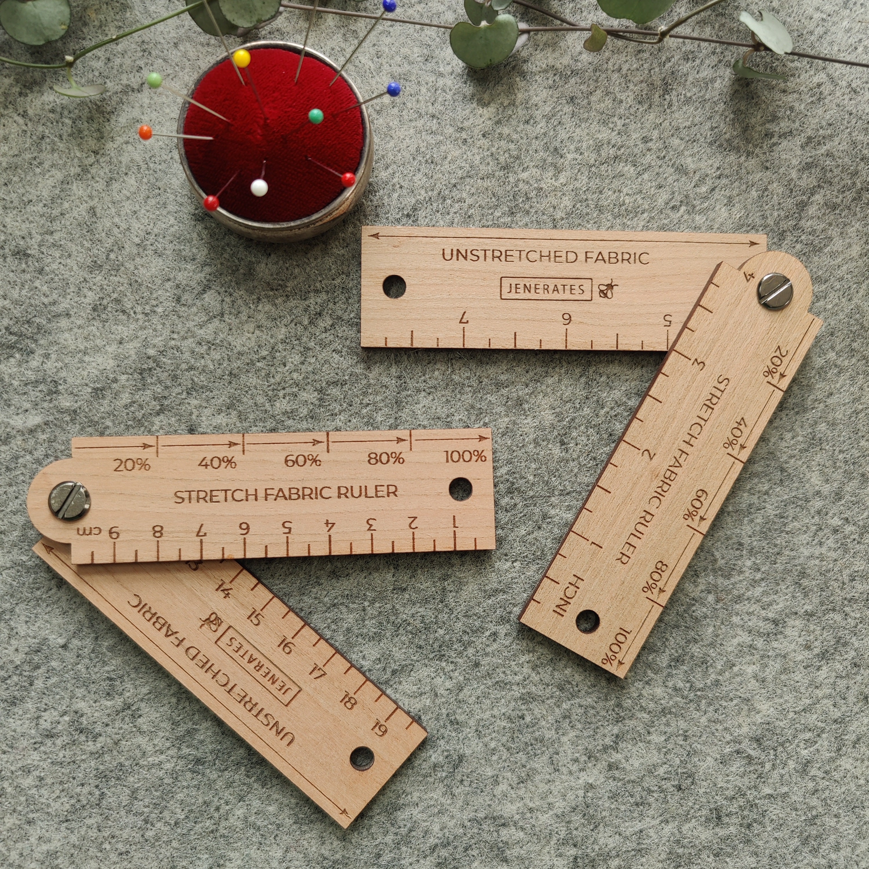 Aluminum Sewing Gauge Sewing Ruler Knitting Gauge Quilting Tool 6 Inch 