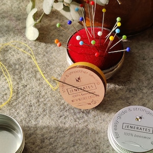 Jenerates Beeswax needle catcher
