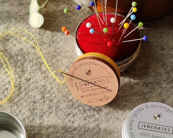 Jenerates Beeswax needle catcher