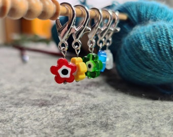 Jenerates Stitch Markers - Flowers