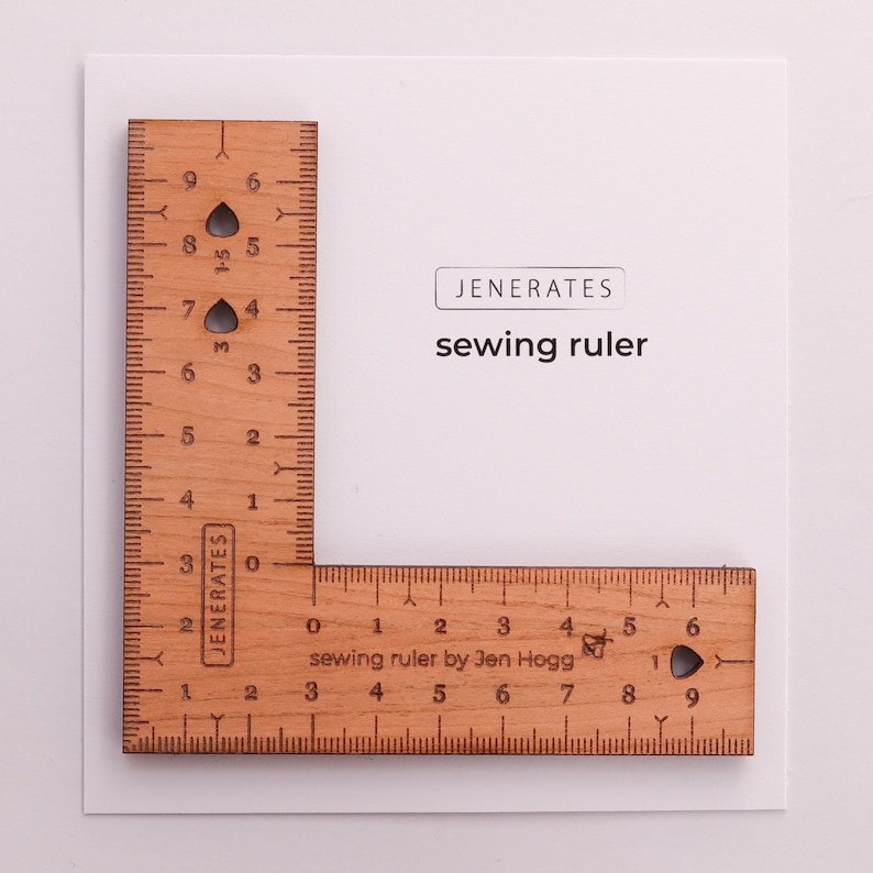 Jenerates Sewing Rulers Sewing ruler: Metric