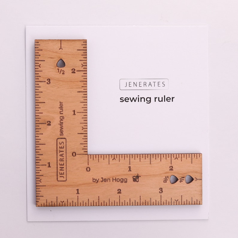 Jenerates Sewing Rulers Sewing ruler: Inch