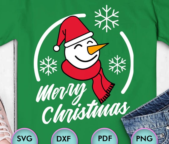 Download Merry Christmas Svg Snowman Svg Cricut Ideas Emoticons Etsy