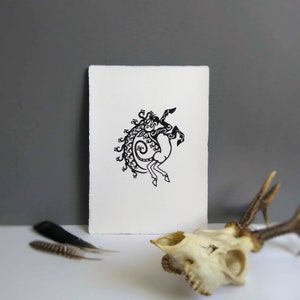 Deer | Scythian | Siberian animal style | Tribal | Tattoo | Ancient art | Animals | A4 print | Wall decor