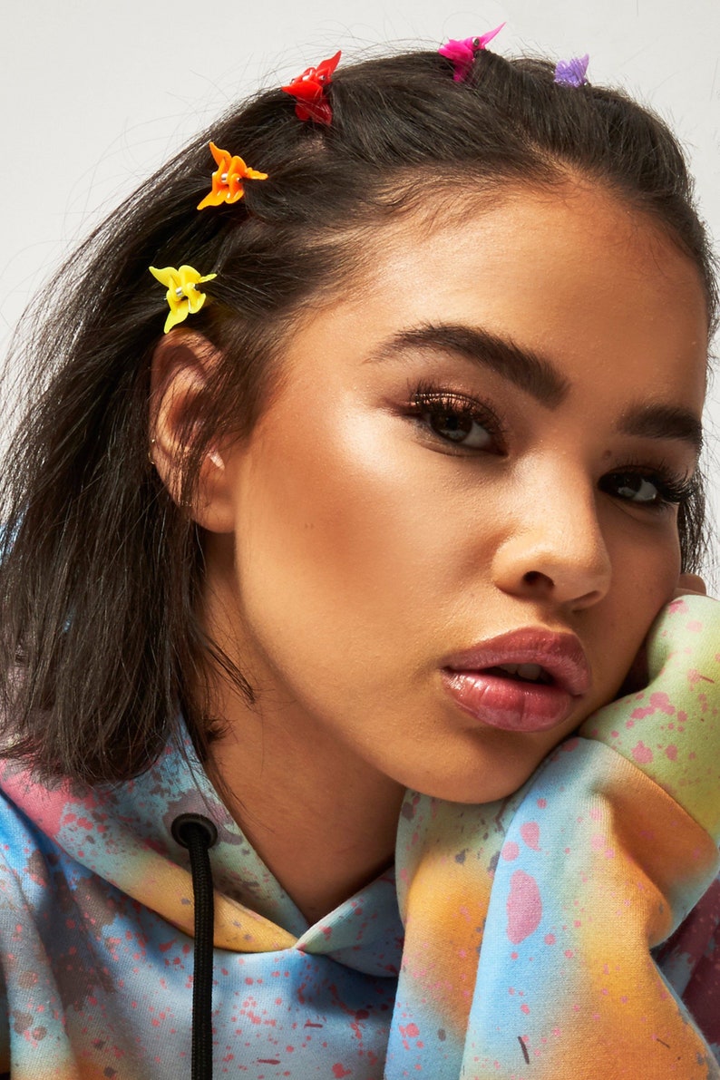 24 pcs Butterfly Hair Clips 90s Vintage Butterfly Hair Etsy