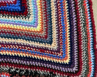 second vie kilem «wildflower steppe» - kazakh traditional knitted körpe