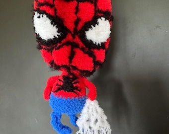 spider man fluffy bag