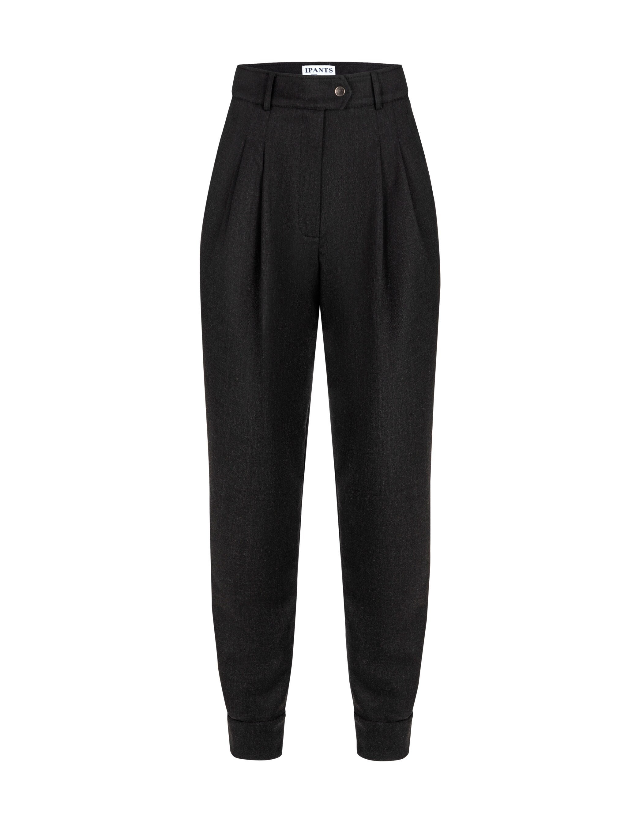 Cuffed Wool Pants - Etsy