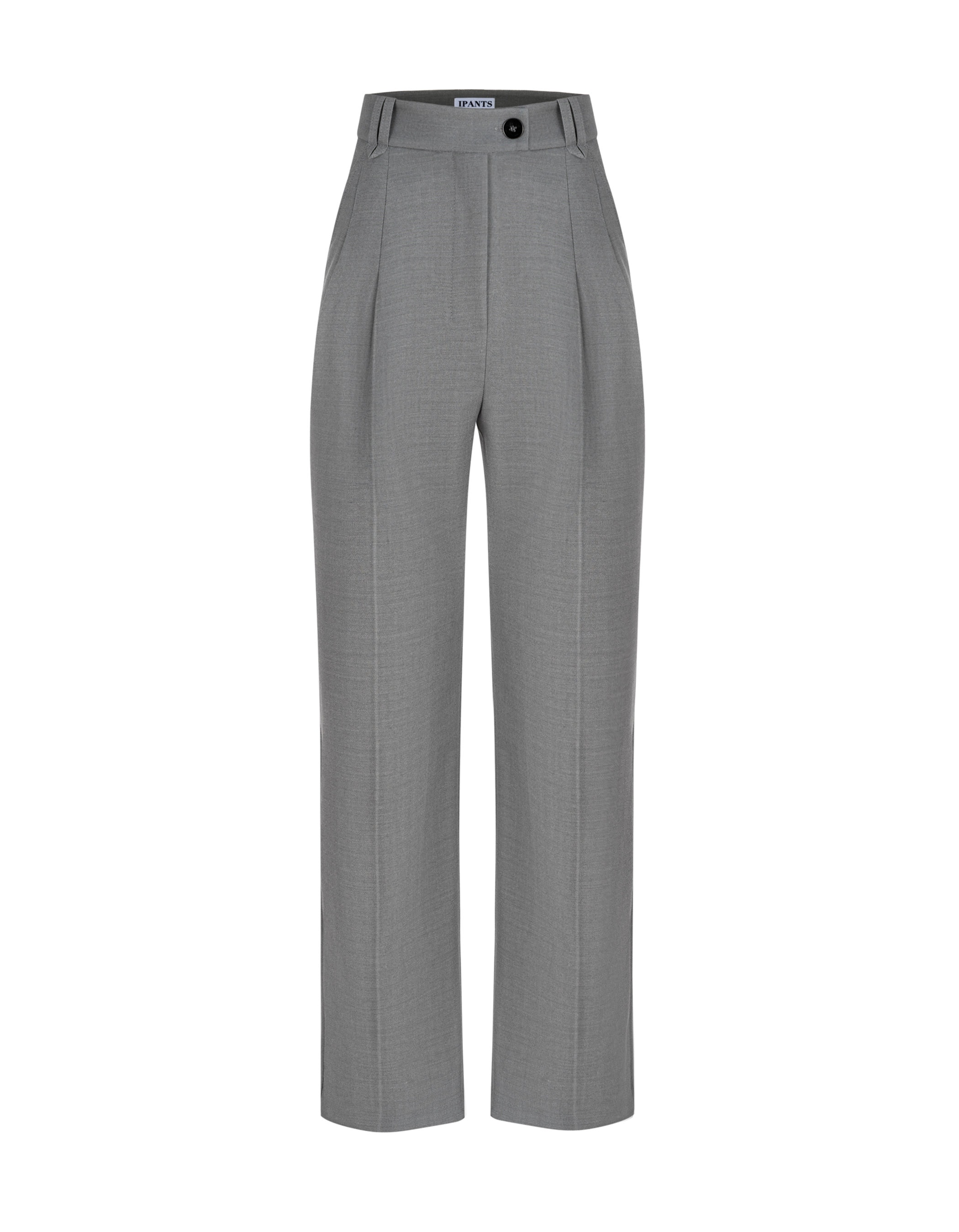 Grey Pants, High Waisted Pants, Straight Fit Pants, Custom Pants - Etsy