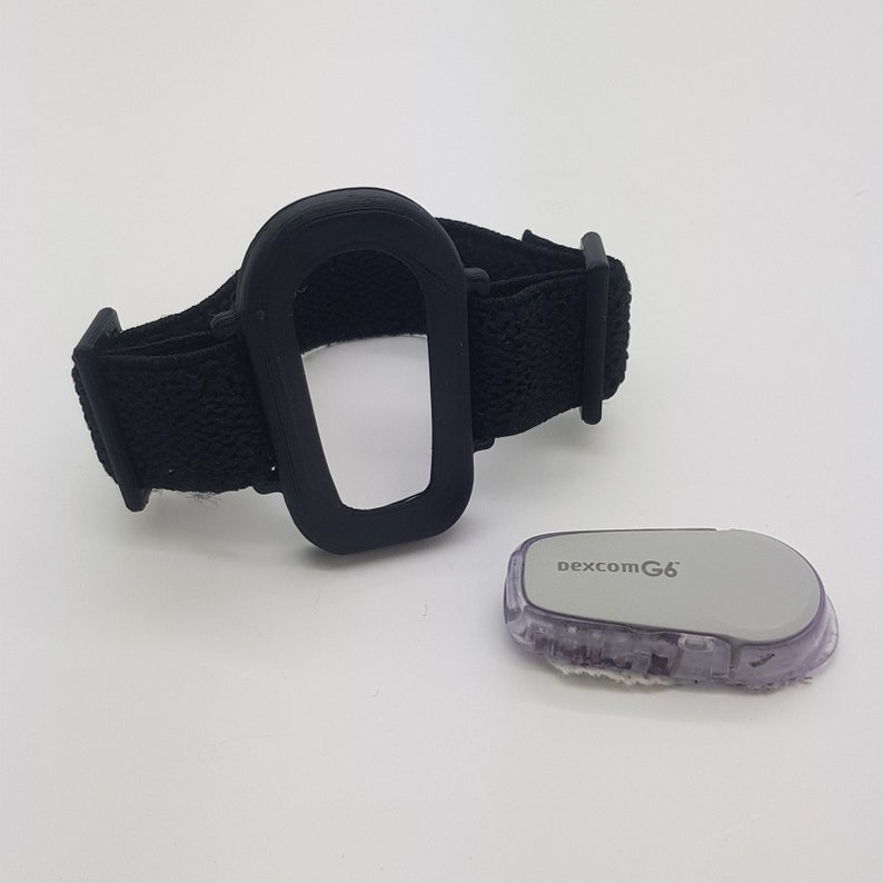 Dexcom G6 Sensor Brassard Holder Guardian protège capteur noir image 4