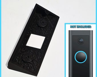 Pro / Pro2 Ring Doorbell Bracket for Black 30 Degree - 3D printed