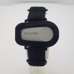 Dexcom G6 Sensor Brassard Holder Guardian protège capteur noir image 2