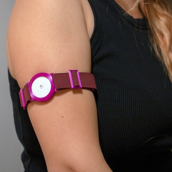 Freestyle Libre Sensor Armband Holder Guardian Protects sensor Purple