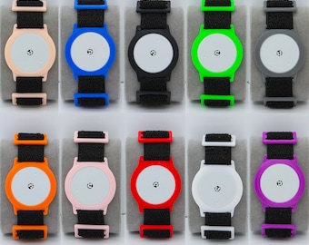 Freestyle Libre Sensor Armband for Protecting your Sensor. The alternative to Patches or Stickers. Many Colours with Black Strap