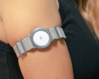 Freestyle Libre Sensor Armband Holder Guardian Protects sensor Grey