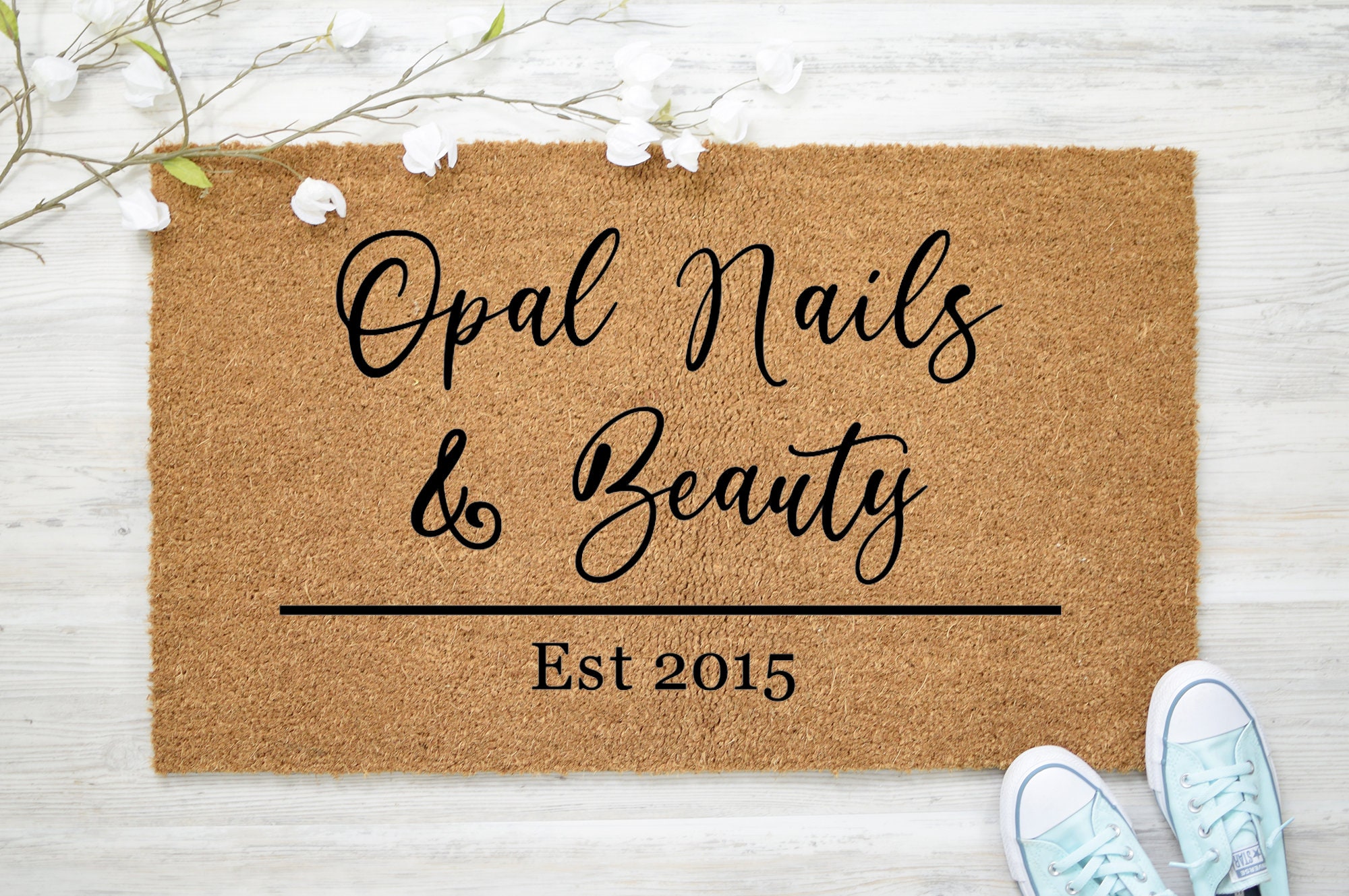 Personalised Business Door Mat Personalised Doormat Etsy