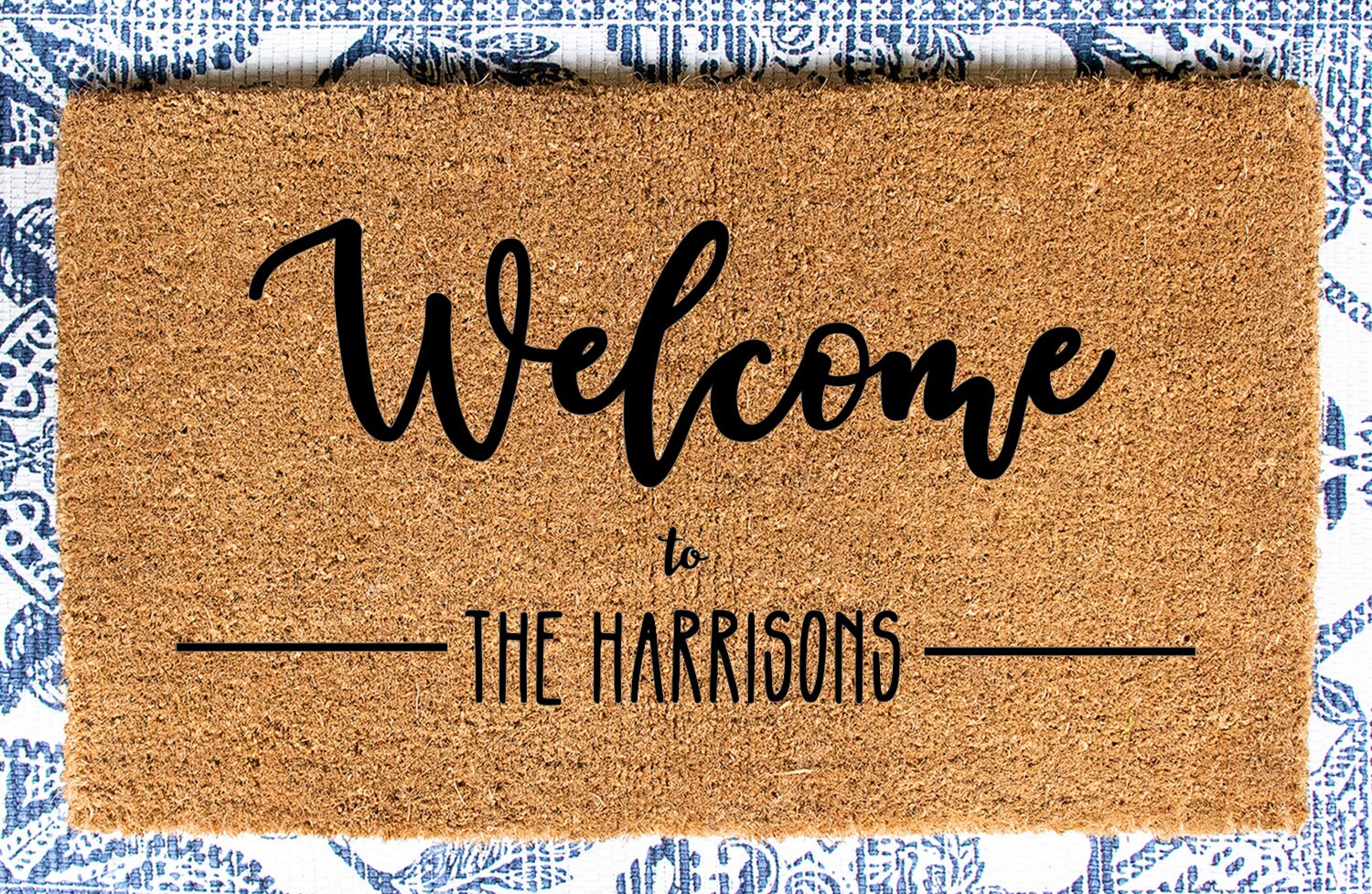 Personalised Family Name Mat Doormat Wedding Gift Etsy UK