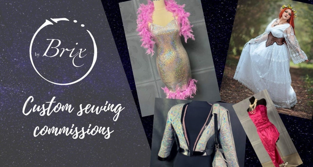 Custom Sewing Commision, Sewing Service - Dress, Jacket, Skirt, Wedding ...